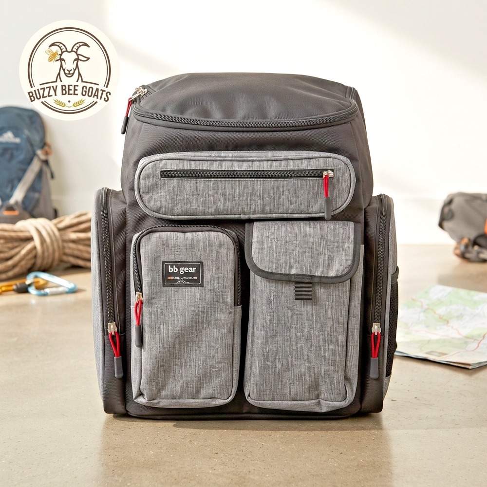 Baby Boom BB Gear Diaper Bag Backpack Gray Polyester 15x13x6 Unisex